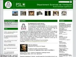Sites similar to antiquite.ens.fr