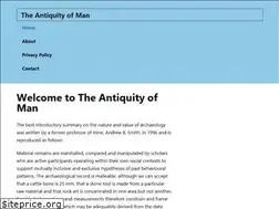 Sites similar to antiquityofman.com