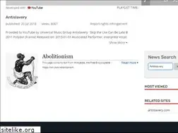 Sites similar to antislavery.com