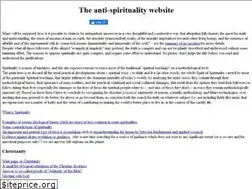 Sites similar to antispirituality.net