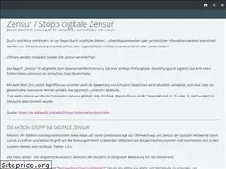 Sites similar to antizensur.de
