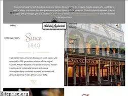 Sites similar to antoines.com