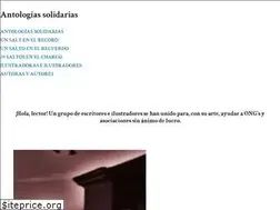 Sites similar to antologiassolidarias.com
