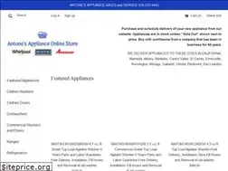 Sites similar to antonesappliance.com