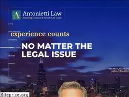 Sites similar to antoniettilaw.com