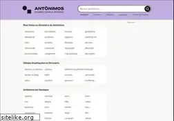 Sites similar to antonimos.com.br