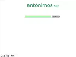 Sites similar to antonimos.net