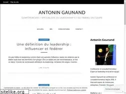 Sites similar to antonin-gaunand.com