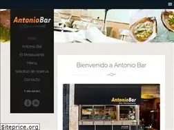 Sites similar to antoniobar.com