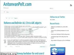 Sites similar to antonvanpelt.com