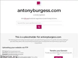 Sites similar to antonyburgess.com