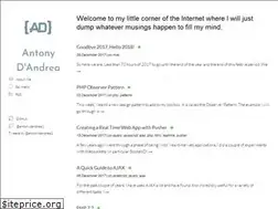 Sites similar to antonydandrea.com