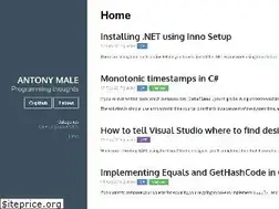 Sites similar to antonymale.co.uk