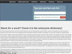 Sites similar to antonymswords.com