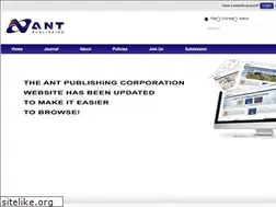Sites similar to antpublisher.com