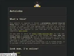 Sites similar to antricks.dev