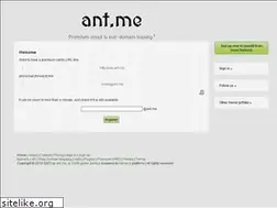 Sites similar to ants.me
