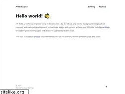 Sites similar to anttikupila.com