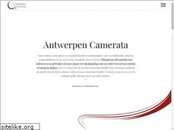 Sites similar to antwerpencamerata.be