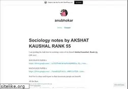 Sites similar to anubhokar.wordpress.com
