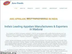 Sites similar to anufoods.in