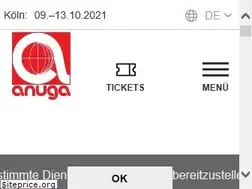 Sites similar to anuga.de
