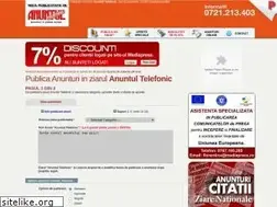 Sites similar to anunturi-anuntul-telefonic.ro