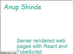 Sites similar to anupshinde.com