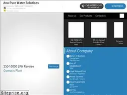 Sites similar to anupurewatersolutions.in