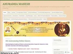 Sites similar to anuradhamahesh.wordpress.com