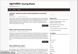 Sites similar to anuragbhatia.com