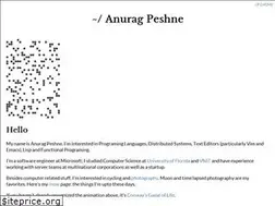 Sites similar to anuragpeshne.github.io