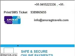 Sites similar to anuragtravels.com