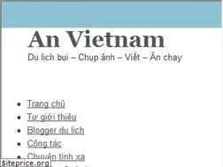 Sites similar to anvietnam.net