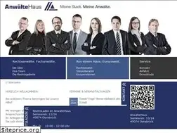 Sites similar to anwaeltehaus.net