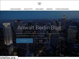 Sites similar to anwalt-berlin-blog.de