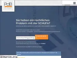 Sites similar to anwalt-gegen-schufa.de