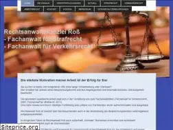 Sites similar to anwalt-ross.de