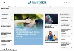 Sites similar to anwalt-seiten.de