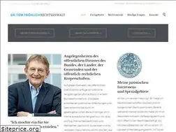 Sites similar to anwalt-tomfroehlich.de