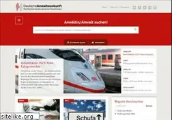 Sites similar to anwaltauskunft.de