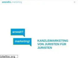 Sites similar to anwalts.marketing