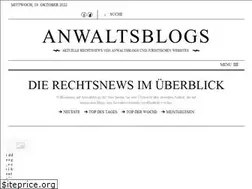 Sites similar to anwaltsblogs.de