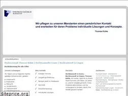 Sites similar to anwaltskanzlei-kuehle.de
