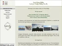 Sites similar to anwaltskanzlei-ohlig.de