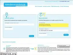 Sites similar to anwaltsverzeichnis.de