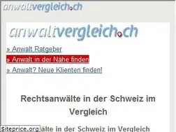 Sites similar to anwaltvergleich.ch