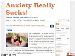 Sites similar to anxietyreallysucks.com