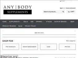 Sites similar to anybodysupplements.com