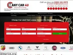 Sites similar to anycar4u.co.uk